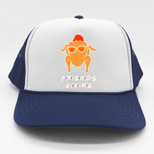 Funny Turkey Happy Friendsgiving Funny Gift For Friends Gift Trucker Hat