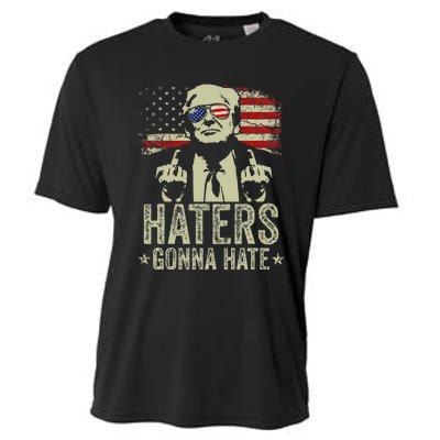 Funny Trump Haters Gonna Hate 2024 Humor Cooling Performance Crew T-Shirt