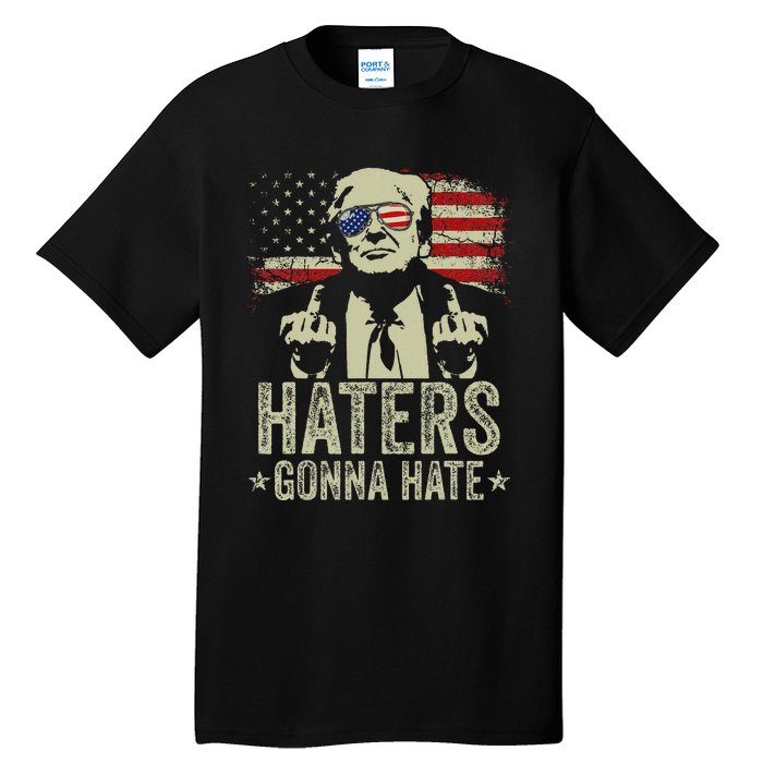 Funny Trump Haters Gonna Hate 2024 Humor Tall T-Shirt