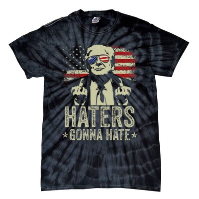 Funny Trump Haters Gonna Hate 2024 Humor Tie-Dye T-Shirt