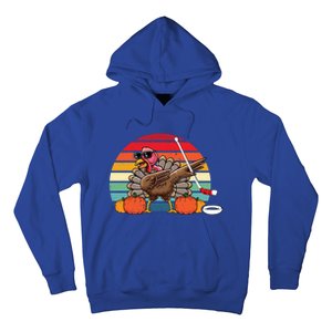 Funny Thanksgiving Hockey Player Team Dabbing Turkey Day Gift Hoodie