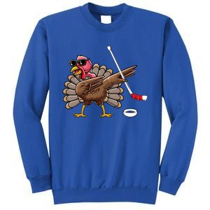 Funny Thanksgiving Hockey Player Team Dabbing Turkey Day Cute Gift Sweatshirt