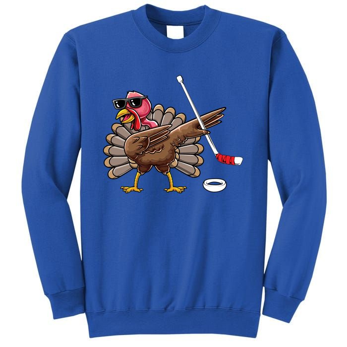 Funny Thanksgiving Hockey Player Team Dabbing Turkey Day Cute Gift Sweatshirt