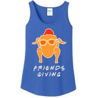 Funny Turkey Happy Friendsgiving Gift For Friends Funny Gift Ladies Essential Tank