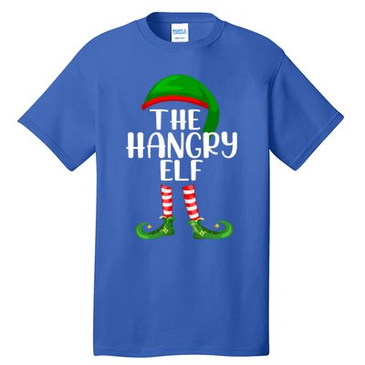 Funny The Hangry Elf Matching Family Christmas Gift Tall T-Shirt