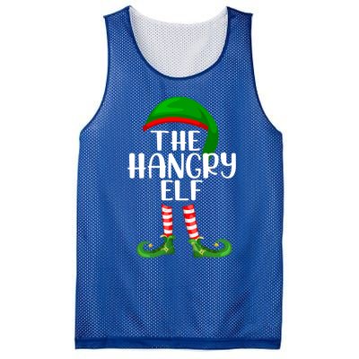 Funny The Hangry Elf Matching Family Christmas Gift Mesh Reversible Basketball Jersey Tank