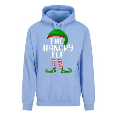 Funny The Hangry Elf Matching Family Christmas Gift Unisex Surf Hoodie