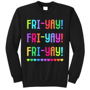 Friyay Teacher Happy Friyay Friday Sweatshirt