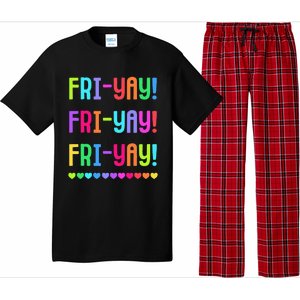 Friyay Teacher Happy Friyay Friday Pajama Set