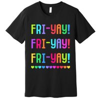 Friyay Teacher Happy Friyay Friday Premium T-Shirt