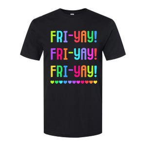 Friyay Teacher Happy Friyay Friday Softstyle CVC T-Shirt