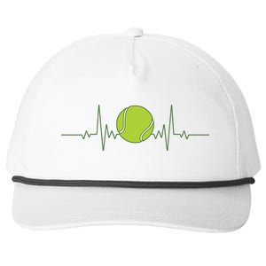 Funny Tennis Heartbeat Art For Tennis Player Men Women Snapback Five-Panel Rope Hat