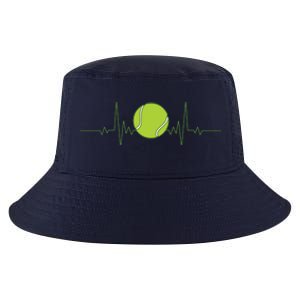 Funny Tennis Heartbeat Art For Tennis Player Men Women Cool Comfort Performance Bucket Hat