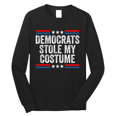 Funny Trump Halloween Costume Democrats Stole My Costume Long Sleeve Shirt