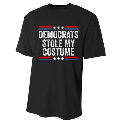 Funny Trump Halloween Costume Democrats Stole My Costume Performance Sprint T-Shirt