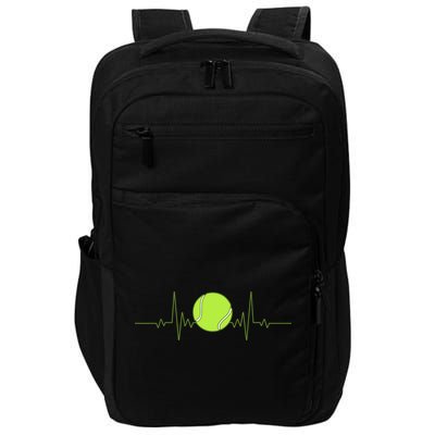 Funny Tennis Heartbeat Art Gift For Tennis Player Men Women Kids Gift Impact Tech Backpack