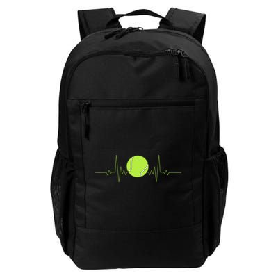 Funny Tennis Heartbeat Art Gift For Tennis Player Men Women Kids Gift Backpack