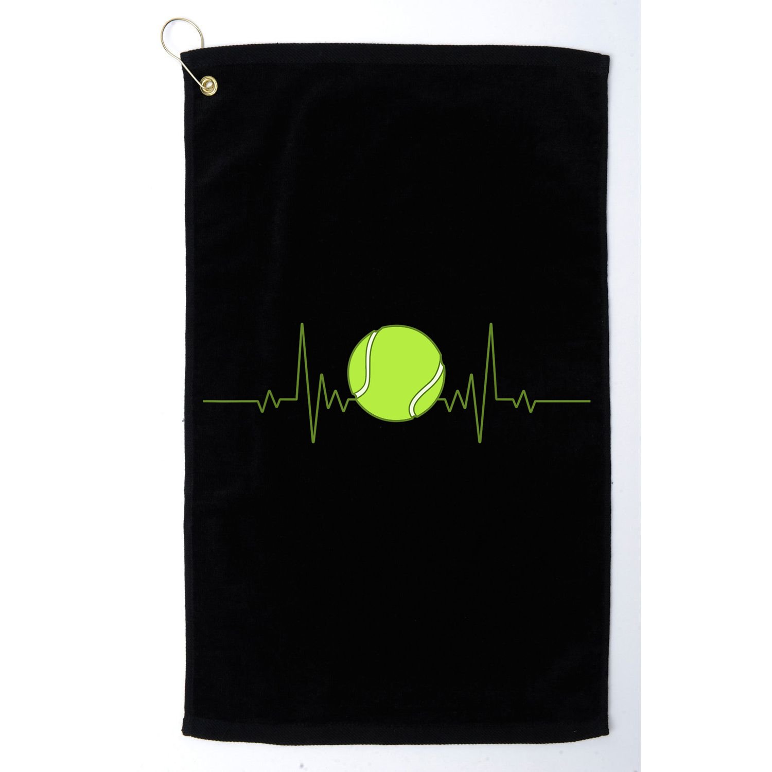 Funny Tennis Heartbeat Art Gift For Tennis Player Men Women Kids Gift Golf Towel