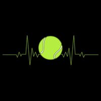 Funny Tennis Heartbeat Art Gift For Tennis Player Men Women Kids Gift Women's Crop Top Tee