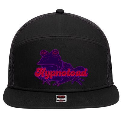 Funny Trippy Hypnotoad 7 Panel Mesh Trucker Snapback Hat