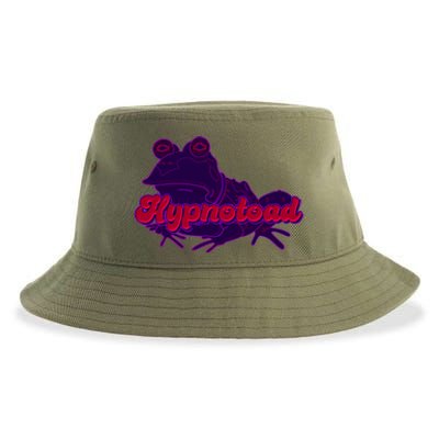 Funny Trippy Hypnotoad Sustainable Bucket Hat