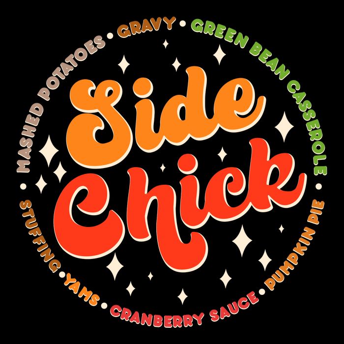 Funny Thanksgiving Holiday Side Chick 16 in Basic Backpack