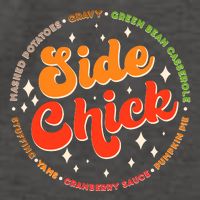 Funny Thanksgiving Holiday Side Chick Vector Backpack