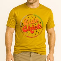 Funny Thanksgiving Holiday Side Chick Cooling Performance Crew T-Shirt
