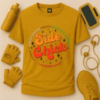 Funny Thanksgiving Holiday Side Chick Cooling Performance Crew T-Shirt