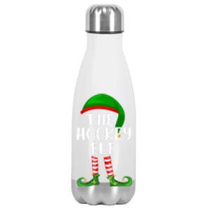 Funny The Hockey Elf Matching Family Christmas Gift Stainless Steel Insulated Water Bottle