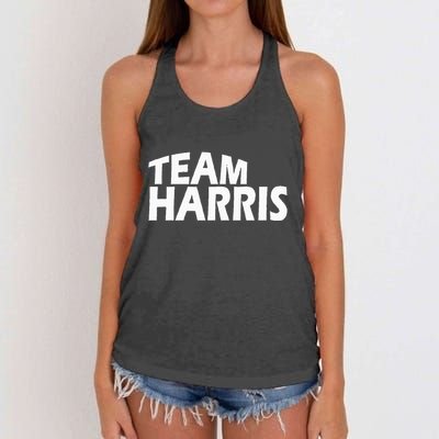 Funny Team Harris Women's Knotted Racerback Tank