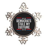 Funny Trump Halloween Costume Democrats Stole My Costume Metallic Star Ornament