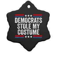 Funny Trump Halloween Costume Democrats Stole My Costume Ceramic Star Ornament