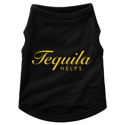Funny Tequila Helps Gift For Tequila Lovers Doggie Tank