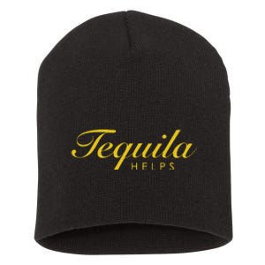 Funny Tequila Helps Gift For Tequila Lovers Short Acrylic Beanie