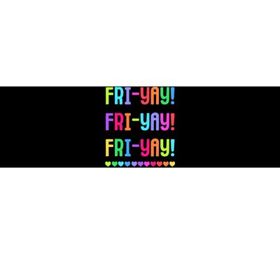 Friyay Teacher | Happy FriYay Friday Lovers Fun Teacher Bumper Sticker