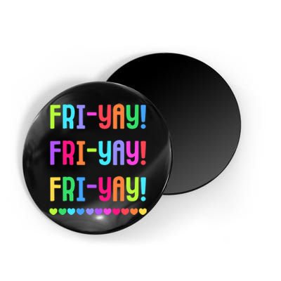 Friyay Teacher | Happy FriYay Friday Lovers Fun Teacher Magnet