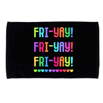 Friyay Teacher | Happy FriYay Friday Lovers Fun Teacher Microfiber Hand Towel