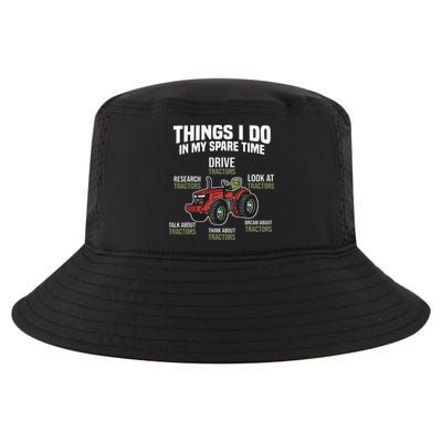 Funny Things I do in my Spare Time Tractor Farming Cool Comfort Performance Bucket Hat