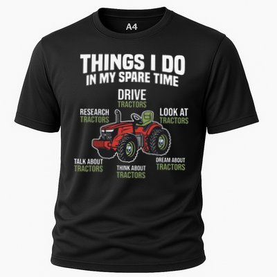 Funny Things I do in my Spare Time Tractor Farming Performance Shirt