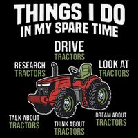 Funny Things I do in my Spare Time Tractor Farming 16 in Basic Backpack