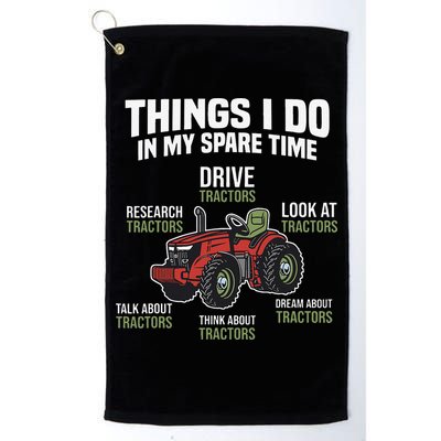 Funny Things I do in my Spare Time Tractor Farming Golf Towel