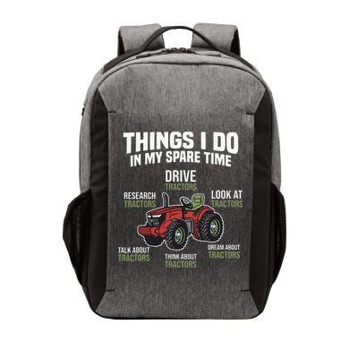 Funny Things I do in my Spare Time Tractor Farming Vector Backpack
