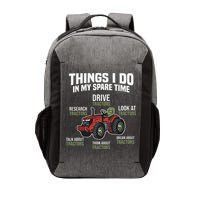 Funny Things I do in my Spare Time Tractor Farming Vector Backpack