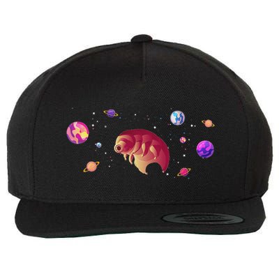 Funny Tardigrade In Space Microbiology Science Water Bear Wool Snapback Cap