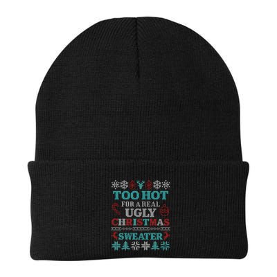 Funny This Is My ItS Too Hot For Ugly Christmas Sweaters Gift Beanie