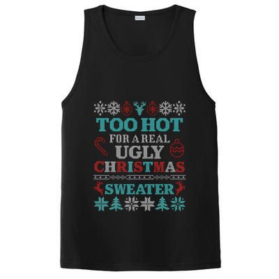 Funny This Is My ItS Too Hot For Ugly Christmas Sweaters Gift PosiCharge Competitor Tank