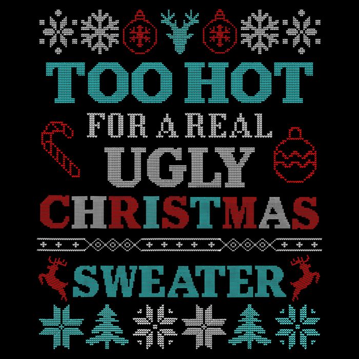 Funny This Is My ItS Too Hot For Ugly Christmas Sweaters Gift Wool Snapback Cap