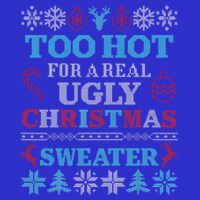 Funny This Is My ItS Too Hot For Ugly Christmas Sweaters Gift Pom Pom 12in Knit Beanie