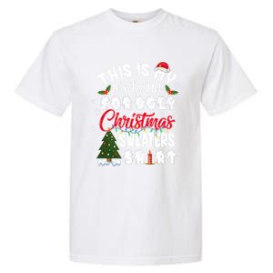 Funny This Is My ItS Too Hot For Ugly Christmas Sweaters Funny Gift Garment-Dyed Heavyweight T-Shirt